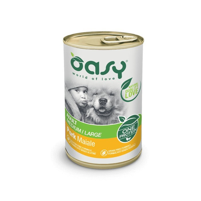 OASY DOG PATE' MAIALE GR.400